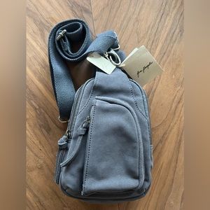 Free People Gray Crossbody Bag - NWOT